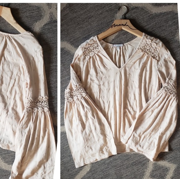 Anthropologie Tops - SOLD Eri + Ali Bell Sleeve Calvie Top!!